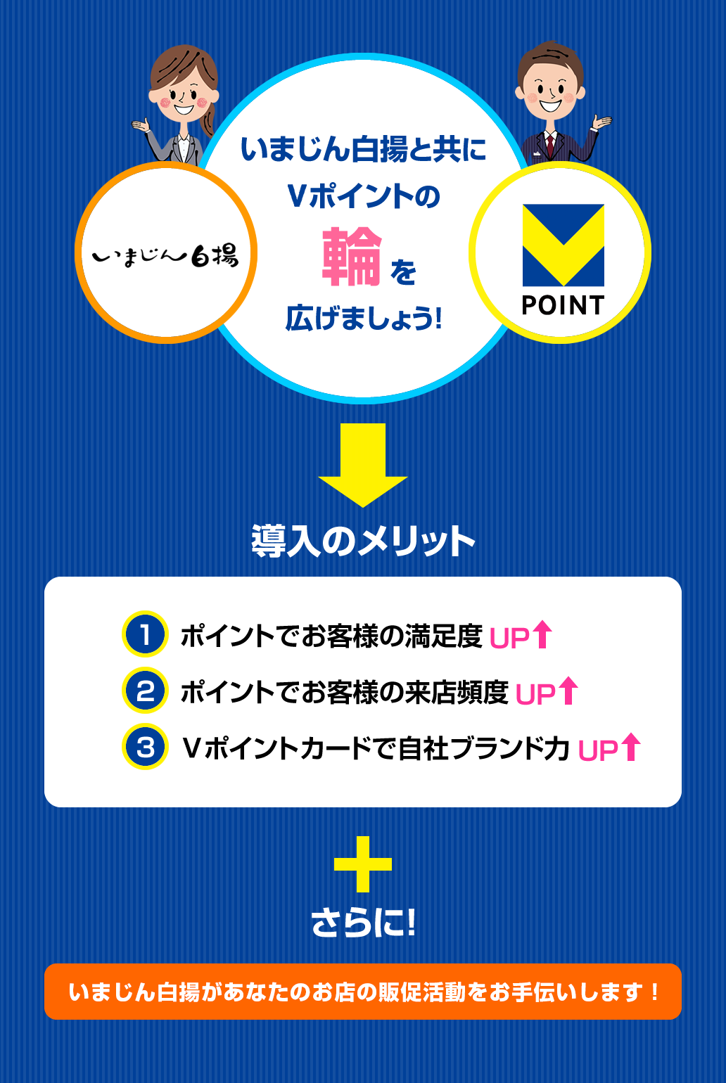 いまじん白揚と共にTポイントの輪を広げましょう！