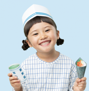 minnnaの角田真佑子さんと「作ろうお寿司屋さんごっこ」3